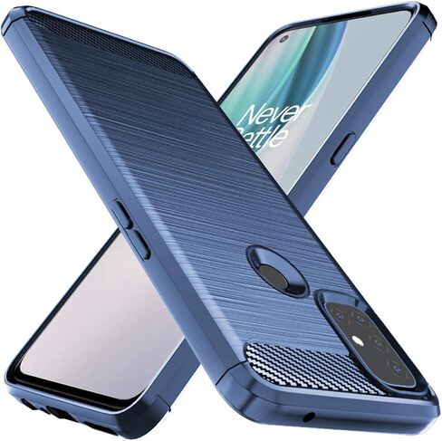 Osophter for Oneplus Nord N10 Case Shock-Absorption Flexible TPU Rubber Protective Cell Phone Cover for Oneplus Nord N10 5G(Black) in Saudi Arabia