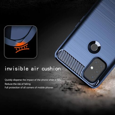 Osophter for Oneplus Nord N10 Case Shock-Absorption Flexible TPU Rubber Protective Cell Phone Cover for Oneplus Nord N10 5G(Black) in Saudi Arabia