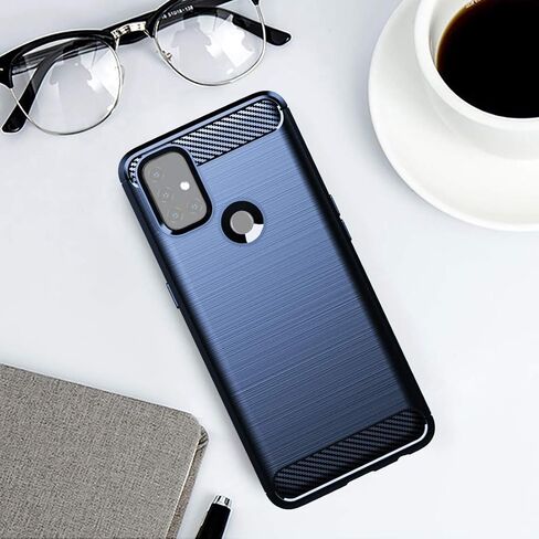 Osophter for Oneplus Nord N10 Case Shock-Absorption Flexible TPU Rubber Protective Cell Phone Cover for Oneplus Nord N10 5G(Black) in Saudi Arabia