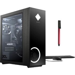 كمبيوتر مكتبي للألعاب OMEN 2021 30L GeForce RTX 3080 سعة 10 جيجابايت، معالج Intel 10-Cores i9-10850K حتى 5.2 جيجاهرتز، ذاكرة الوصول العشوائي DDR4 سعة 32 جيجابايت، محرك أقراص SSD سعة 2 تيرابايت PCIe + 2 تيرابايت HDD، 802.11AC WiFi، بلوتوث 5، Windows 10، مح