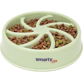 Interactive Windmill Slow Feeder Bowl - Dog Slow Feeder Bowl – Cat Slow Feeder – Dog Treat Puzzle - Cat Treat Puzzle – Maze Dog Food Bowl - Dog Feeder Puzzle - Cat Food Puzzle Pink