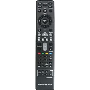 AKB73775801 Replaced Remote fit for LG 3D Blu-Ray Disc Player BH6730T BH6730P BH6730S BH6530T BH4030S BH4430P BH4530T BH5140S BH5440P BH5540T BH6430P BH6330H BH6230S DVD Home Cinema System BH6240S