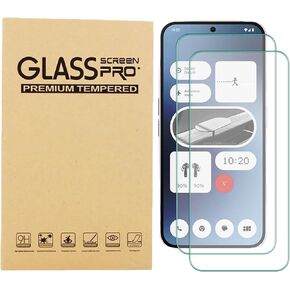 Screen Protector for Nothing Phone 2A, Tempered Glass Screen Protector Designed for Nothing Phone 2, HD, 9H Hardness, Anti-scratch, Anti-wear, Bubble Free [2 Pcs Tempered Glass Films]