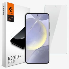 واقي شاشة صلب من Spigen NeoFlex مصمم لهاتف Galaxy S24 Plus [عبوة من قطعتين] - مناسب للحافظة