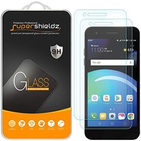 Supershieldz (2 Pack) Designed for LG Phoenix 4 Tempered Glass Screen Protector, Anti Scratch, Bubble Free