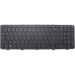 New Keyboard Replacement for HP Probook 450 G0, 450 G1, 450 G2, 455 G1, 455 G2, 470 G0, 470 G1, 470 G2 with Backlit Frame US Black