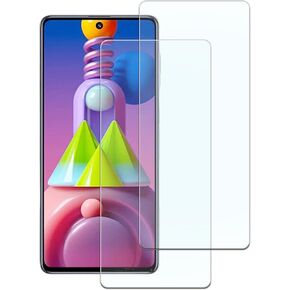 Screen Protector for Samsung M51, Tempered Glass Screen Protector for Samsung M51, HD, 9H Hardness, Anti-scratch, Anti-wear, Bubble Free [2 Pcs Tempered Glass Films]