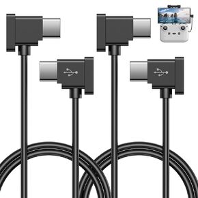 USB C to USB C Remote Controller Cable for DJI Mavic 3 Mini 2 3 Pro Air 2S Mavic Air 2 DJI RC-N1 RC Pro to Phone for iPhone 16 Pro Plus Galaxy Type-C Cable OTG Data Cord (USB-C Connector) 1FT 2 Pack