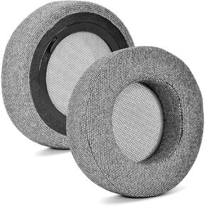 Upgrade Virtuoso XT Thicker Earpads - Replacement Ear Cushion Compatible with Corsair Virtuoso RGB Wireless SE Gaming, Softer Leather,High-Density Noise Cancelling Foam, Added Thickness Gray