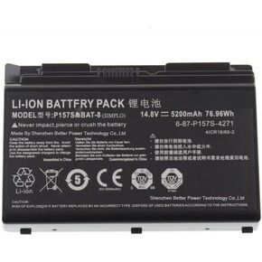 P157SMBAT-8 5200mAh Battery 6-87-P157S-4271 6-87-P157S-4272 for Clevo Hasee K780E K780G-i7 Terransforce P177 P157SM P177SM-A