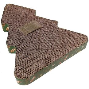 Midlee Christmas Tree Shaped Cat Scratcher