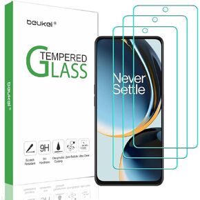 beukei (3 Pack) Compatible for OnePlus Nord N30 / OnePlus Nord CE 3 Lite 5G Screen Protector Tempered Glass,(6.72 inch) Touch Sensitive,Case Friendly, 9H Hardness