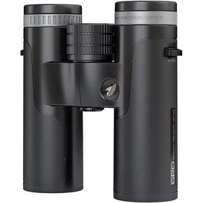GPO German Precision Optics Passion SD 8x34 Binoculars, Lightweight Binocular for Hunting, Bird Watching, Wildlife Observation or Sports, Black & Silver Magnesium Frame (B220)