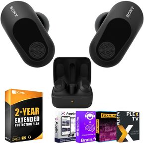 Sony INZONE Buds Truly Wireless Noise Cancelling Gaming Earbuds (Black) WFG700N/B Bundle with 2 YR CPS Enhanced Protection Pack and Audio Essentials Software in Kuwait