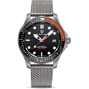 Pagani Design Men's Automatic Diver's Watch Japanese Movement Sapphire Glass Date Display Business Luxury Watch - 1667