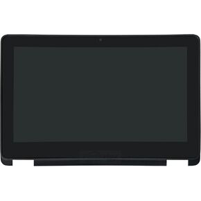 Laptop 11.6 Inch WXGA 1366x768 LCD Display Touch Screen Panel Digitizer Glass Assembly with Bezel Replacement for Dell Latitude 3120 2-in-1 P33T KV89W KY8GR RWDY5 MMF06 0MMF06