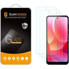 Supershieldz (3 Pack) Designed for Motorola Moto G Play (2023) Tempered Glass Screen Protector, Anti Scratch, Bubble Free