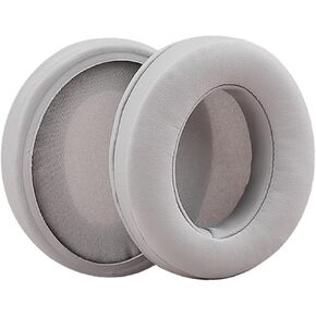Replacement Earpads Protein Leather Ear Pads Cushions Cover Repair Parts Compatible with Razer Kraken BT Kitty Edition Wireless Headphones (Grey)