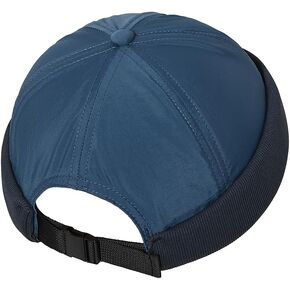 Croogo Summer Brimless Caps for Men Lightweight Docker Hat Rolled Cuff Harbour Hat Beanie Casual Visor-Less Worker Sailor Cap