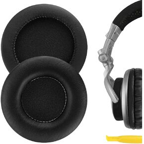 Geekria QuickFit Replacement Ear Pads for Sony MDR-V700DJ, MDR-Z700, MDR-V500DJ Headphones Ear Cushions, Headset Earpads, Ear Cups Cover Repair Parts (Black)