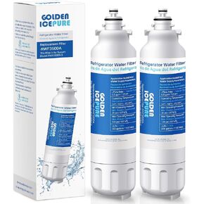 GOLDEN ICEPURE ADQ73613401 Refrigerator Water Filter Replacement for LG LT800P, 4Pack, RWF3500A, 469490, WS620A, LSC22991ST, LSXS26366S, ADQ73613401, LSXS26366D, LUPXS3186N, LSXS26386S LMXS30776D in Saudi Arabia