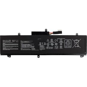[New] C41N1837 76Wh Laptop Replacement Battery for ASUS ROG Zephyrus S GA502DU GA502GU GU502DU GU502GU GU502GV GU532GU GU532GV GX502GV GX502GW GX532GV GX532GW Series Notebook 4940mAh.