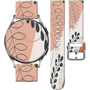 Sport Band Compatible with Galaxy Watch 6/5/4/5 Pro/4&6 Classic/ 3 (41mm) /Active 2&1 Women Men, 20mm Silicone Replacement Wristband Strap for Galaxy Watch 40mm 41mm 42mm 44mm 45mm 46mm