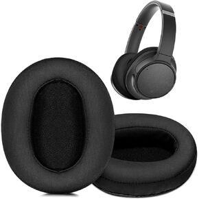 XBERSTAR WH-CH700N Earpads, Replacement Ear Cushion,Ear Pads for Sony WH-CH700N / MDR-ZX770BN /MDR-ZX780DC Wireless Headphone (Black Leather earpads)