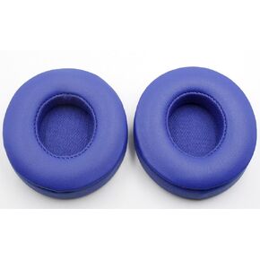 Replacement Ear Pads Compatible with Beats by Dre Solo3/Solo2 Wired/Wireless A1796/B0534 Headphones Ear Pads (Navy Blue)