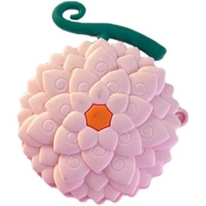 for Samsung Galaxy Buds FE(2023)/Buds 2 pro/Buds Live/Buds pro/Buds 2,Cute Cartoon Creative Devil Fruit [Flower Fruit] Design Silicone Earphone Case with Hook