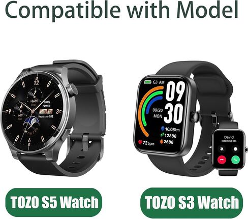 Compatible for TOZO S6 Smart Watch Band, Stretch Elastics Nylon Adjustable Replacement Strap Accessories Compatible for TOZO S3, S5, S6 Smart Watch in Saudi Arabia