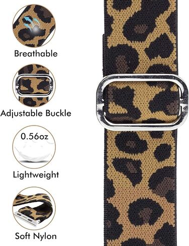 Compatible for TOZO S6 Smart Watch Band, Stretch Elastics Nylon Adjustable Replacement Strap Accessories Compatible for TOZO S3, S5, S6 Smart Watch in Saudi Arabia