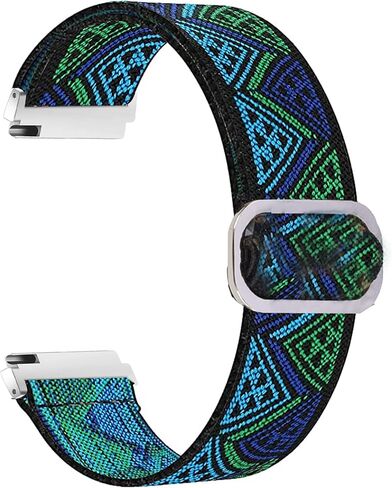 Compatible for TOZO S6 Smart Watch Band, Stretch Elastics Nylon Adjustable Replacement Strap Accessories Compatible for TOZO S3, S5, S6 Smart Watch in Saudi Arabia