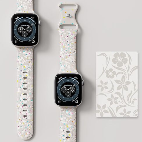Engraved Band for Apple Watch Band 38mm 40mm 41mm 42mm 44mm 45mm 46mm 49mm Women, Recycled Plastic Band for iWatch Series SE Ultra 10 9 8 7 6 5 4 3 2 in Saudi Arabia