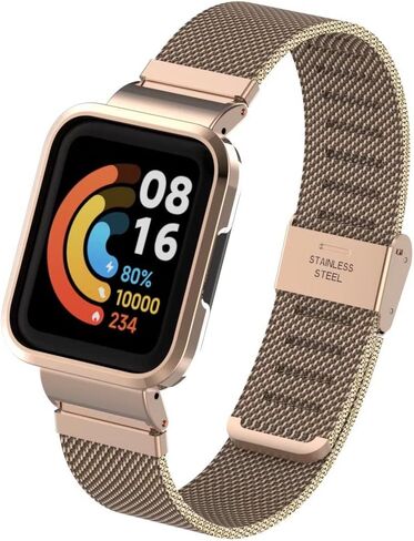 متوافق مع نطاقات Redmi Watch 2 Lite، حزام معصم بديل من الفولاذ المقاوم للصدأ متوافق مع ساعة Xiaomi Mi Watch Lite 2 الذكية in Kuwait