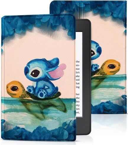 Trendy Fan for Kindle Paperwhite 11th Generation Case 6.8 inch 2021/Signature Edition Cute Cartoon Kawaii Girls Teen Women Skeleton Folio Cover with Auto Sleep/Wake for Kindle Paperwhite 2021 E-Reader in Saudi Arabia