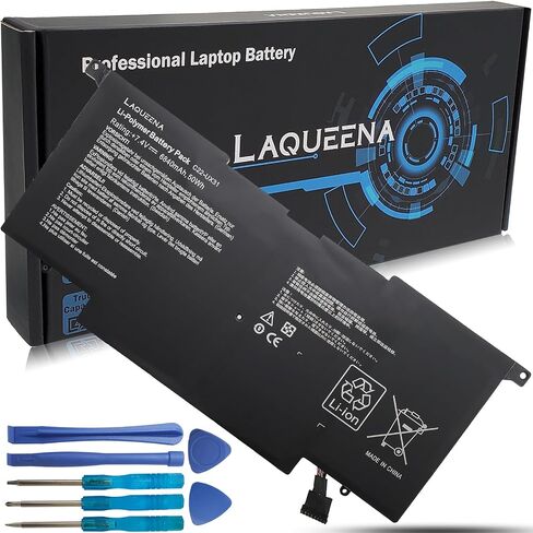 C22-UX31 Laptop Battery Compatible with Asus (Zenbook) UX31A UX31E UX31 UX31A-R4004H UX31E-DH72 UX31KI3517A Ultrabook Series C23-UX31 C21-UX31 7.4V 50Wh 4-Cell in Saudi Arabia