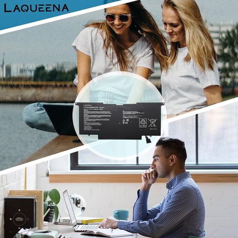 C22-UX31 Laptop Battery Compatible with Asus (Zenbook) UX31A UX31E UX31 UX31A-R4004H UX31E-DH72 UX31KI3517A Ultrabook Series C23-UX31 C21-UX31 7.4V 50Wh 4-Cell in Saudi Arabia