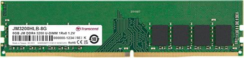 Transcend 32GB KIT JM DDR4 3200Mhz U-DIMM 1Rx8 2Gx8 CL22 1.2V (JM3200HLE-32GK) in Saudi Arabia