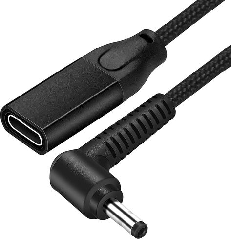 محول كابل شحن USB C إلى 4.0 * 1.35 مم برأس دائري لشاحن الكمبيوتر المحمول Asus 90 وات 65 وات 45 وات Vivobook 15 موديل Q504U Q302L X540S x540 UX330 UX330U UX360 (مدخل USB-C ذكر) in Saudi Arabia