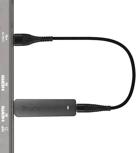سلك طاقة USB متوافق مع Roku Chromecast TV Streaming Stick - كابل شاحن، قصير مجدول 11 بوصة، عبوتان in Saudi Arabia