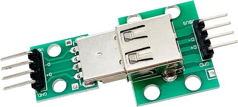 10pcs USB2.0 Male and Female to DIP Converter Board with 4 Pin 2.54mm Pitch Adapter for DIY USB Power Supply Breadboard Design（5male and 5female） in Kuwait