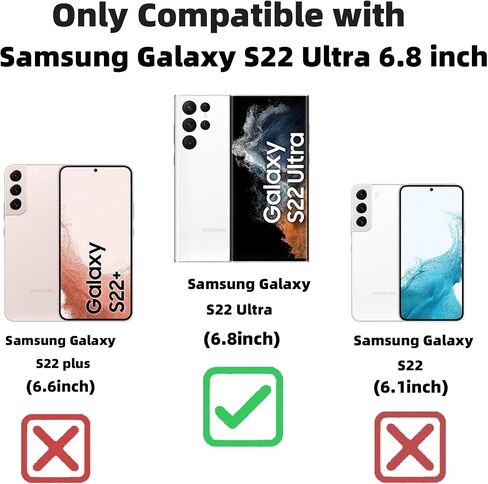for Samsung Galaxy S22 Ultra Case Magnetic,for Women Girl Soft Luxury Plating Bling Gradient Glitter Cute Heart Cover Compatible with MagSafe Clear Shockproof Protective Phone Case 6.8"-Pink in Kuwait