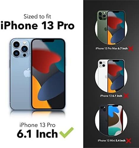 Gear4 ZAGG Crystal Palace Snap Case - Crystal Clear Impact Protection with MagSafe Compatibility for Apple iPhone 13 Pro - Clear,702008200 in Saudi Arabia