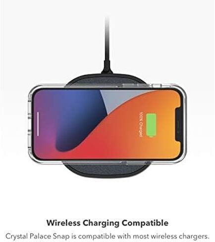 Gear4 ZAGG Crystal Palace Snap Case - Crystal Clear Impact Protection with MagSafe Compatibility for Apple iPhone 13 Pro - Clear,702008200 in Saudi Arabia