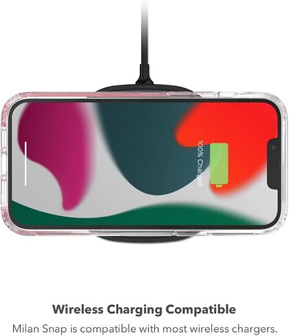 Gear4 ZAGG Crystal Palace Snap Case - Crystal Clear Impact Protection with MagSafe Compatibility for Apple iPhone 13 Pro - Clear,702008200 in Saudi Arabia