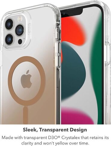 Gear4 ZAGG Crystal Palace Snap Case - Crystal Clear Impact Protection with MagSafe Compatibility for Apple iPhone 13 Pro - Clear,702008200 in Saudi Arabia