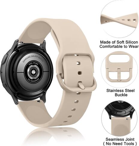 Vancle Straps Compatible with AGPTEK LW11 Bands - Soft Silicone Replacement Watch Bands for AGPTEK Smartwatch in Saudi Arabia