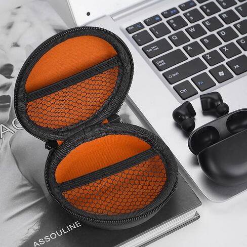 حافظة سماعات أذن Geekria Shield متوافقة مع Beats Solo Buds وStudio Buds وStudio Buds+ سماعات أذن لاسلكية حقيقية، حقيبة حمل بديلة ذات هيكل صلب للسفر (أسود) in Saudi Arabia