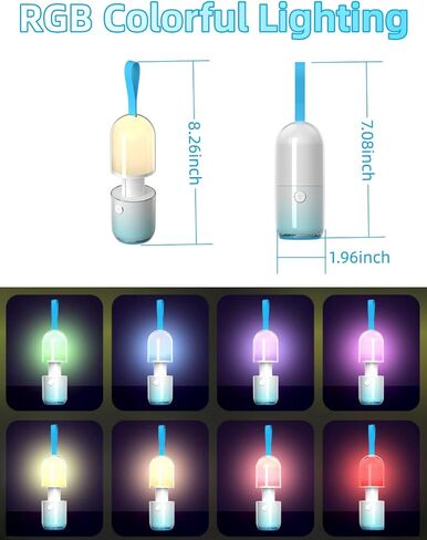 مصابيح يدوية LED - مصابيح التخييم الصغيرة القابلة لإعادة الشحن مع 5 أوضاع، قوية ومشرقة للاستخدام في الهواء الطلق وانقطاع التيار الكهربائي، والمشي لمسافات طويلة، والإعصار، والطوارئ، والمنزل in Kuwait